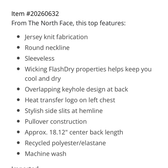 The North Face Women's Wander Crossback Tank - Picture 6 of 7